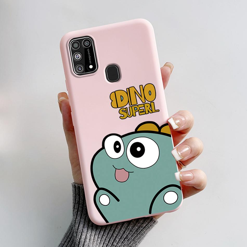 Чехол для Samsung Galaxy M31 Милый Мультяшный Задняя Крышка Силиконовый Мягкий TPU Чехлы для Телефона Для Samsung M31 Prime M 31 s Galaxy M31s Бампер
