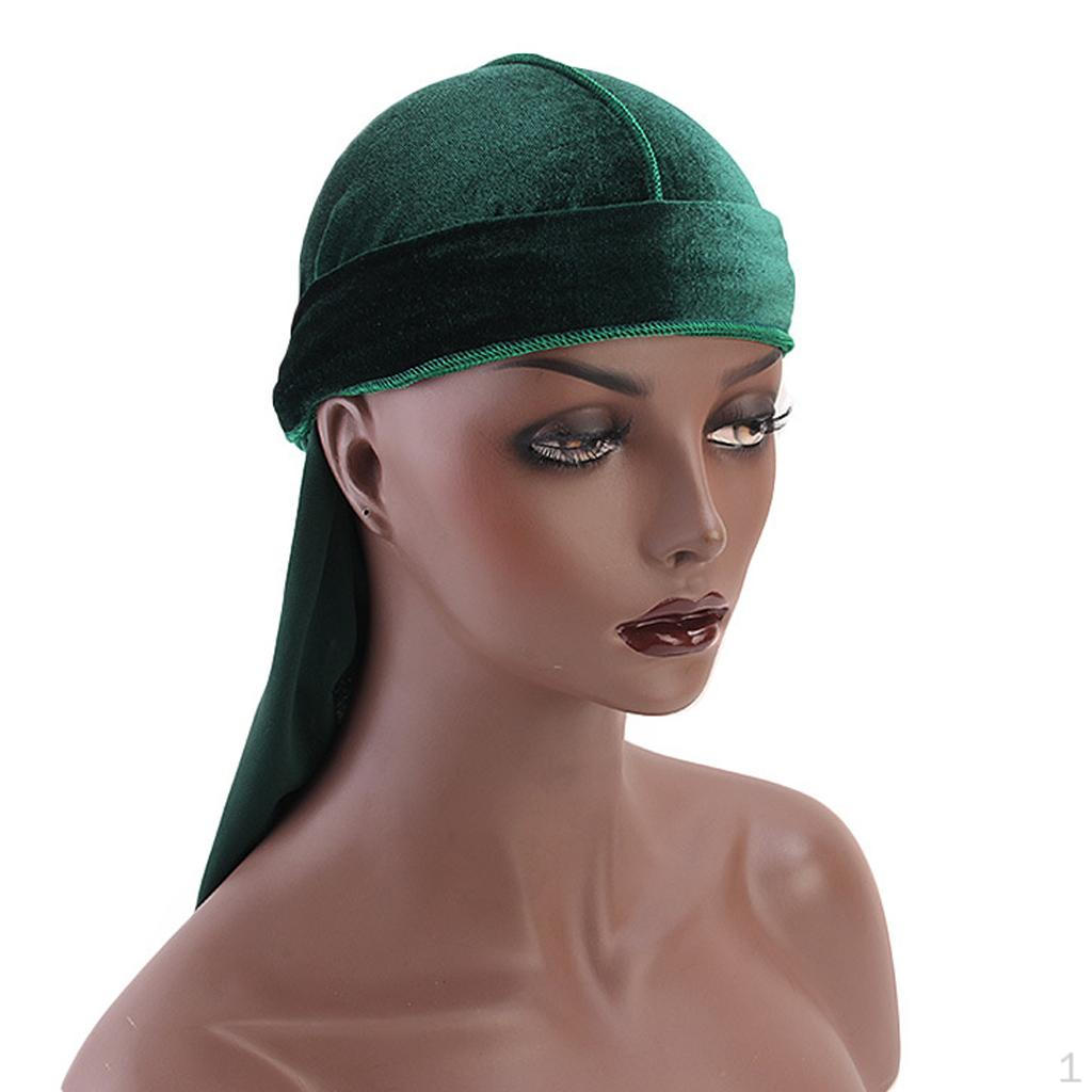 Loss Scarf with Extra Long Tail Velvet Fashion