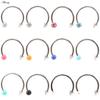 1PC G23 Titanium Zircon Pearl Cone Ball Lip Labret Nose Ring Daith Ear Septum Tragus Cartilage Helix Earring Piercing Jewelry