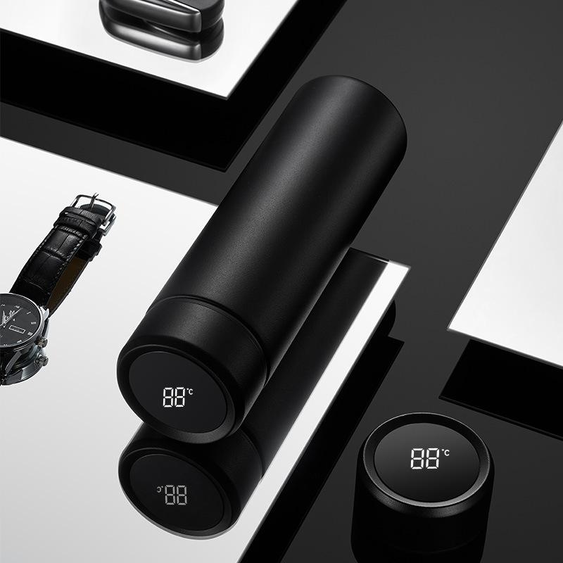 Портативная термокружка большой емкости 500 мл, вакуумные фляги, термокружка из нержавеющей стали, бутылка для воды, дорожная кружка для чая, офисная термокружка