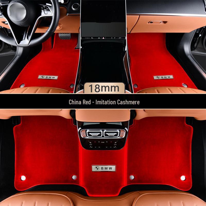 Luxury Pure Wool Floor Mats for 2023 BMW 7 Series G70/i7 (735li/740li/730li)