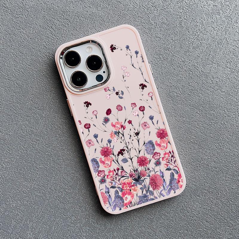 Цветочный Роскошный Силиконовый Чехол Для Телефона Для iphone 13 12 Pro Max 15 7 8 plus X XR XS 11 14 Pro Max Ударопрочный Мягкий Чехол Fundas