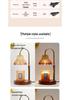 Retro Glass Aromatherapy Wax Melt Lamp - Flameless Scented Bedroom Night Light Desk Decor