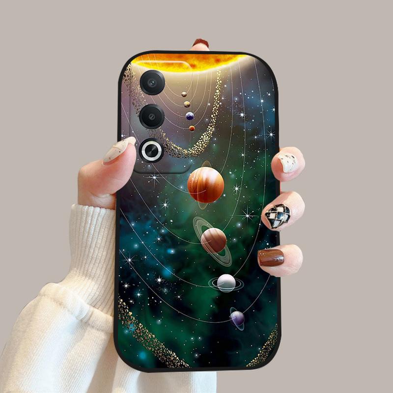 Чехол для Oppo A80 5G A3 Pro CPH2639 Ударопрочный Мягкий Силикон ТПУ Чехол для Телефона Для OPPO K12x A3x 5G Модный Роскошный Fundas Чехлы