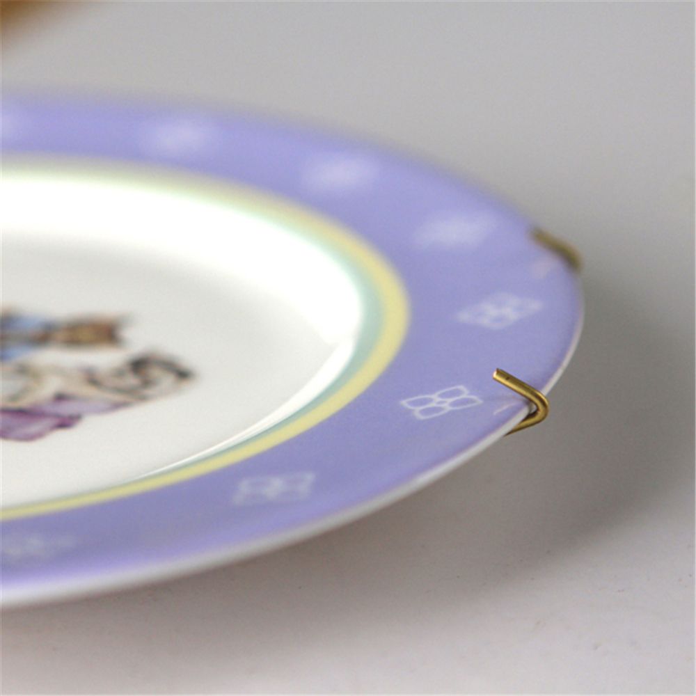 To 16" Home Decor Photo Frame Artwork Invisible Hook Wall Display Dish Spring Holder Plates Hanger