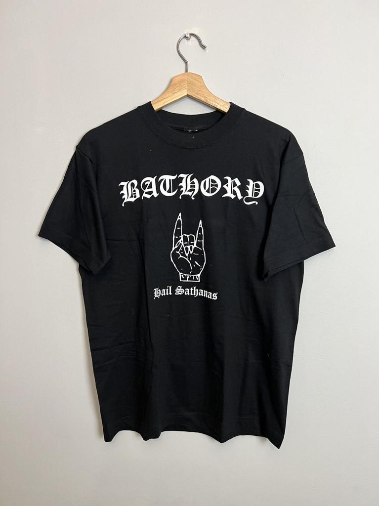 Редкая футболка Bathory 00-х годов, винтажная, для группы, блэк-метал, гот, хайповая, унисекс