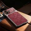 Матовый чехол для телефона с большим окном для iPhone 17 Air 13 14 15 16 Pro Max, крокодилья кожа, противоударный, с защитой объектива камеры