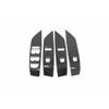 Car Body Door Inner Window Glass Panel Armrest Lift Switch Trim Frame 4PCs For Jaguar E-Pace Epace 2017 2018