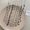 Новое популярное массивное ожерелье, черное ожерелье, Bijoux, простые колье-чокеры с бабочками и бисером, женские ювелирные изделия, оптовая продажа