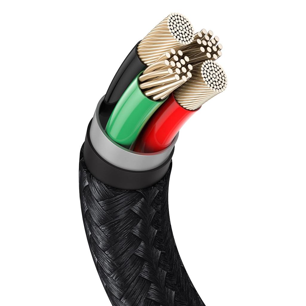 Baseus Cafule Series Metal Data Usb-A / Lightning 2.4A Cable 1M - Black