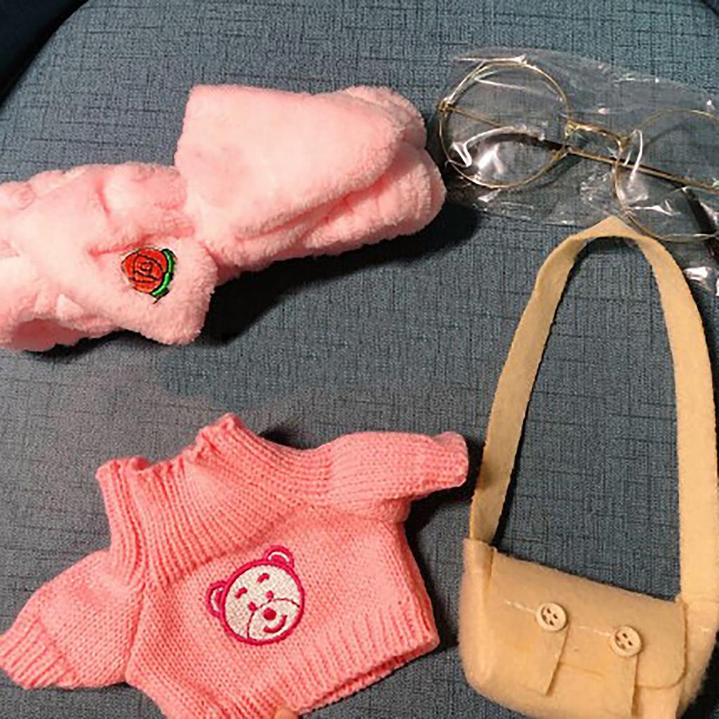 Аксессуары для кукол 30 см, плюшевая кукольная одежда, кукольная одежда, съемная одежда для плюшевых игрушек