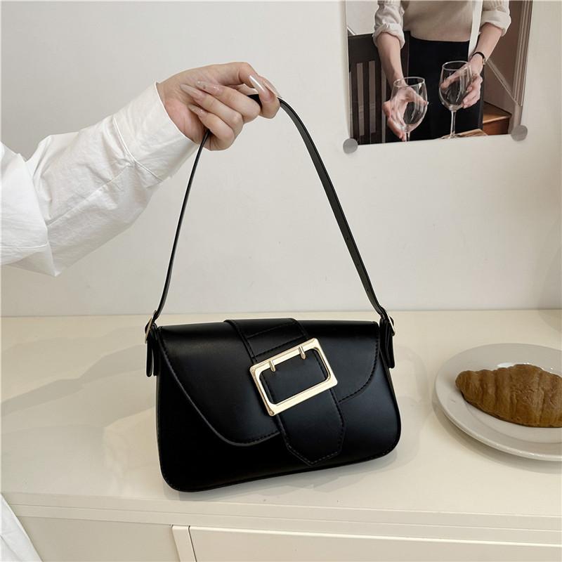 Casual Solid Color Women Underarm Shoulder Bag For Daily Commute Shopping