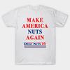 Футболка женщины Make America Nuts Again Deez Nuts 2016 Harajuku Печать Кавайи футболка Летний короткий рукав женская футболка Top Tee