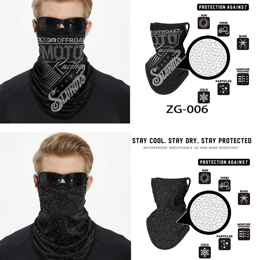 Ear-hanging Cycling Face Scarf Sun Protection Motorcycle Headscarf Hiking Camping