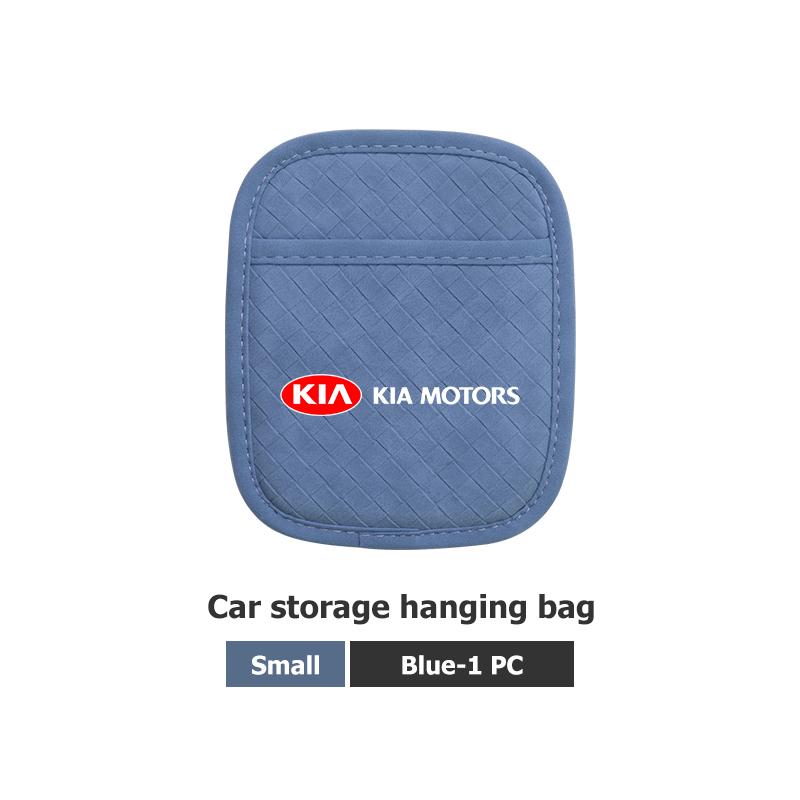 BBEC3 Car Center Console Side Paper Towel Key Storage Bag Pocket Organizer Bags For KIA Sorento Stinger Soul Spectra Niro Cadenza