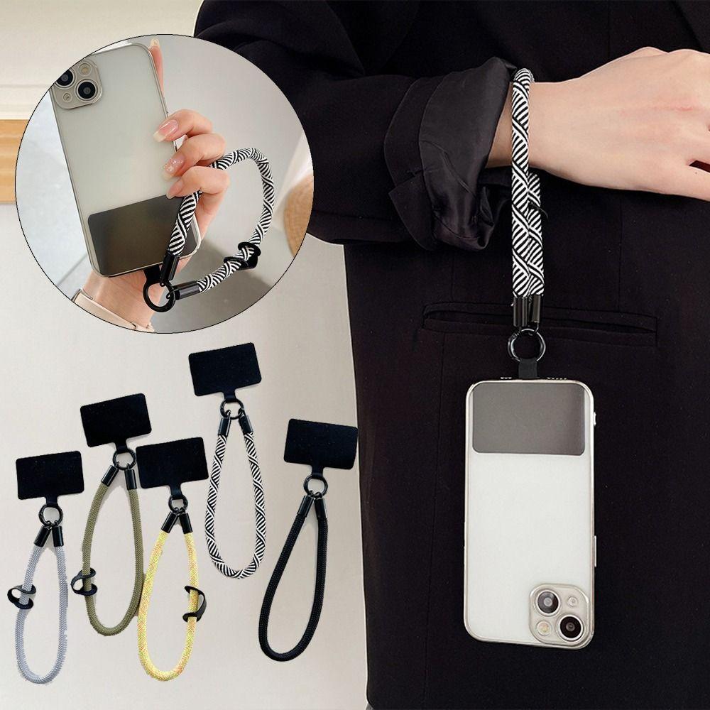 Нейлоновый шнурок против потери, брелок, ремешки на запястье для телефона, модный шнурок для подвешивания на запястье, аксессуары для телефона