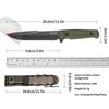 Outdoor Knife Outdoor Survival Camping Knife Integrated Steel Straight Knife Sharp Knife