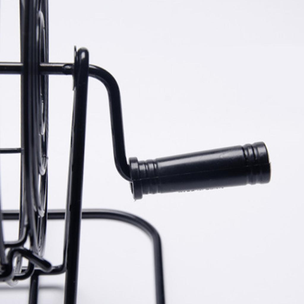 Cage Card Game Machine Metal Rolling Cage Cage Game Machine with 75 Balls for KTV Party