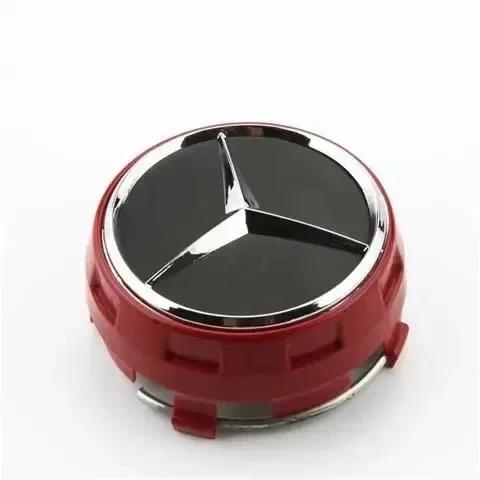 CSG1 for 75mm Car Wheel Center Hub Caps Cover For Mercedes Benz B/C/E/S Class A Class C200L GLC GLK CLA Accessories