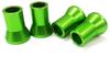 COTRAX TR413 Aluminum Air Valve Sleeves, 4 Piece Set, For Rubber Valves, Lightweight Aluminum,