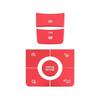 7x Center Console Button Cap Cover Trim Red Aluminum For Ford Explorer -