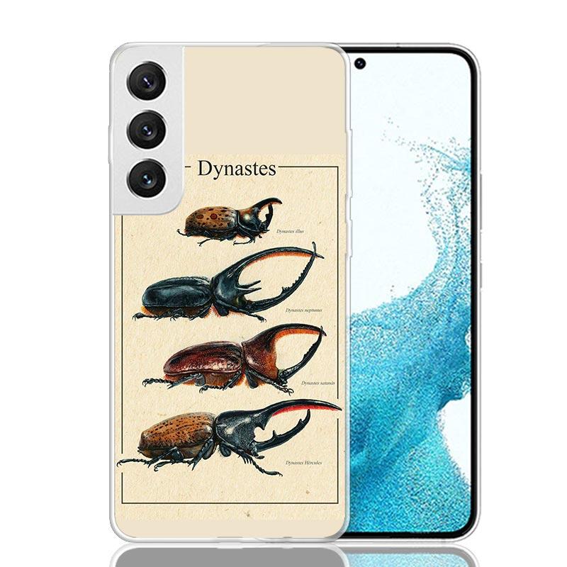 Научный чехол для телефона с изображением насекомых и пчел для Samsung Galaxy S26 S25 Edge S24 S23 FE S22 Ultra S21 Plus S20 + Fundas Cover C