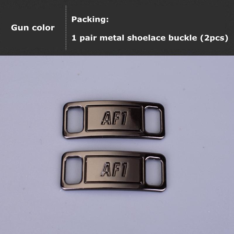 2 шт./пара Металлическая пряжка для шнурков кроссовок AF1 DIY Замок для шнурков Комплект пряжек для шнурков для индивидуальных шнурков кроссовок