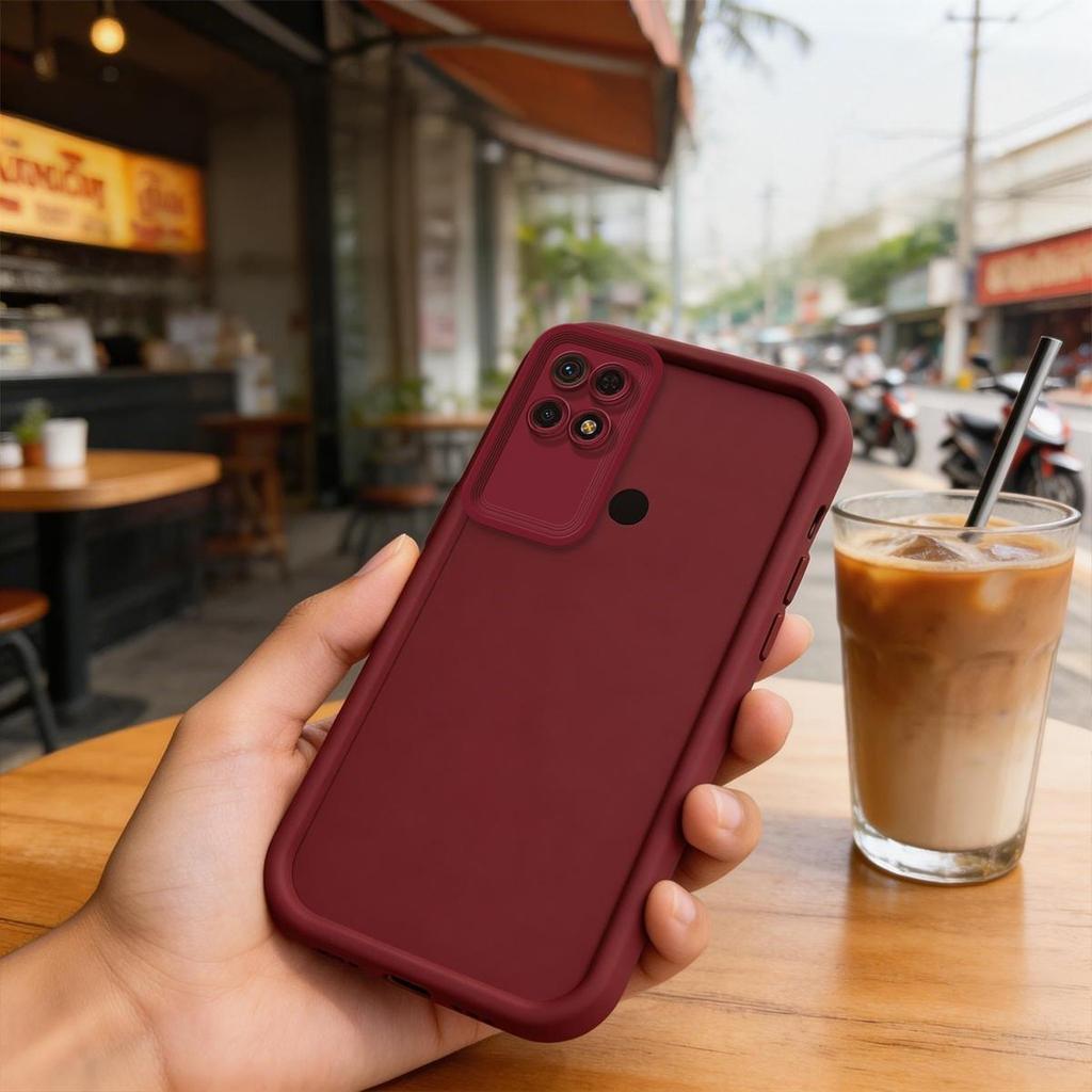 Тонкий чехол для телефона Xiaomi Redmi 10C, 10A, матовый ТПУ, мягкий защитный чехол
