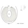 Европейский и американский модный многослойный преувеличенный набор жемчужных ожерелья и серег цепочка для свитера женская цепочка на шею