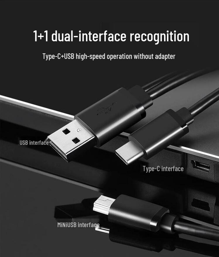Sanzechuangtong Универсальный внешний DVD/VCD-резак USB/Type-C для ноутбуков и настольных компьютеров