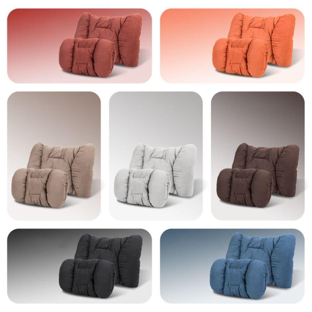 Comfort Winter Plush Car Headrest Universal Lumbar Pillow Support Automotive Interior