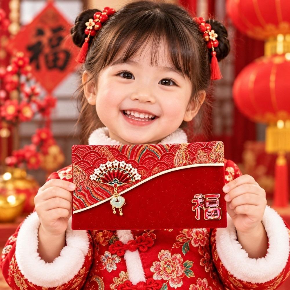 Exquisite Tassel Fabric Money Packets Premium Spring Festival Hongbao Parents