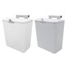 9L Kitchen Trash Can Wall Mounted with Lid Hanging Cabinet Door Trash Can for Kitchen Bathroom