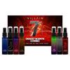 VILLAIN 7 Deadly Scents Пробная упаковка 7 X 8 мл Карманные духи для мужчин Премиальные духи для мужчин Парфюмированная вода Пряный, древесный, акватический, удовый