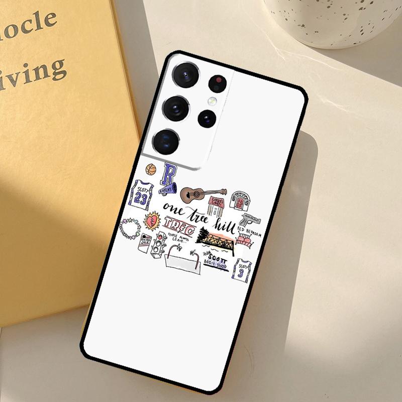 Чехол для телефона 'Холм одного дерева' для Samsung Galaxy S25 S20 S21 S22 S23 S24 Ultra S9 S10 Plus S25 FE Защитный корпус