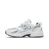 New Balance 530 'Белый Серебристый Зеленый' (унисекс) Белые / Серебристые металлик Беговые кроссовки MR530AB
