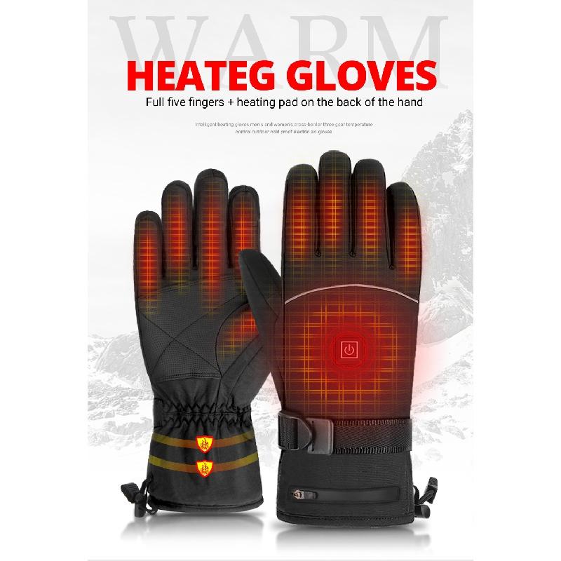 HEROBIKER мотоциклетные перчатки водонепроницаемые с подогревом Guantes мото сенсорный экран на батарейках мотоциклетные гоночные перчатки для верховой езды