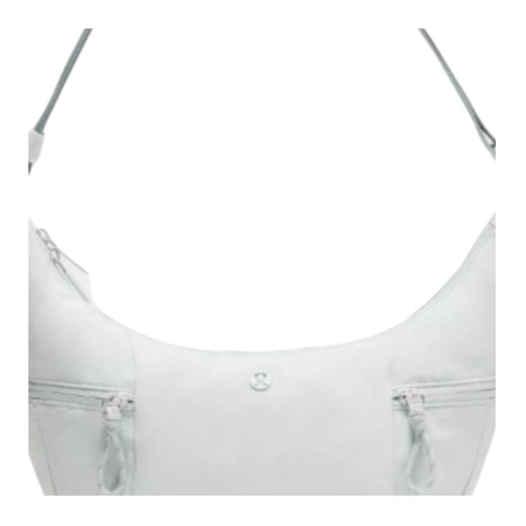 Lululemon Slouchy 6L Brand Logo Nylon Crossbody Shoulder Bag Women bags Pale-Green LU9CACS-4