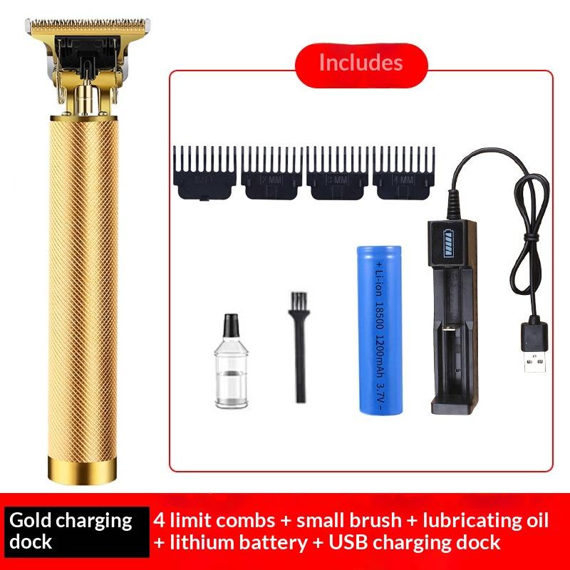 New multifunctional hair clipper electric clipper hair clipper hair clipper oil clipper shaving razor bald hair clipper rechargeable