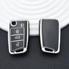 TPU Car Flip Key Case Cover Shell for VW Volkswagen Tiguan MK2 Golf 7 MK7 for Seat Ateca Leon FR 2 Ibiza for Skoda Octavia Fob