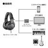 Audio Technica Professional Monitor Headphones Wired Studio Black ATH₋M20x Recording/Instrument Practice/Mixing/DJ/Game/Monitor Headphones/Wired []