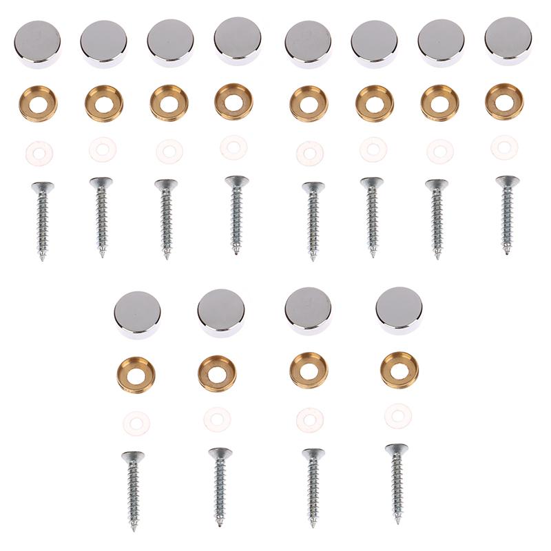 12 комплектов болтов, крепление, стойки, крепления для рекламы, 10-18 мм, декоративные зеркальные гвозди, наборы заглушек для винтов