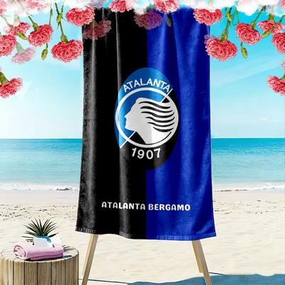 Пляжное полотенце Atalanta La Dea Print, Большое Мягкое Быстросохнущее Полотенце для Пляжа, Кемпинга, Плавания