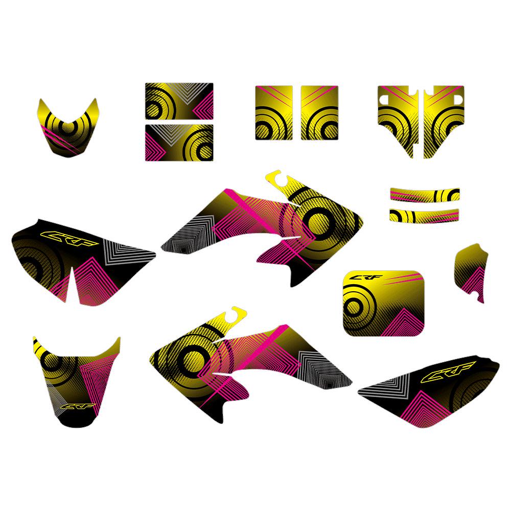 Наклейки для полной оклейки кузова CRF50/CRF50F для мотоциклов и внедорожников (2004-2012 гг.)