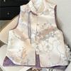 2025 Retro Style Vest Women's New High-end Popular Slim Vest Vest Small