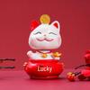 Украшение для рабочего стола Lucky Cat из смолы - милое мультяшное украшение для офиса