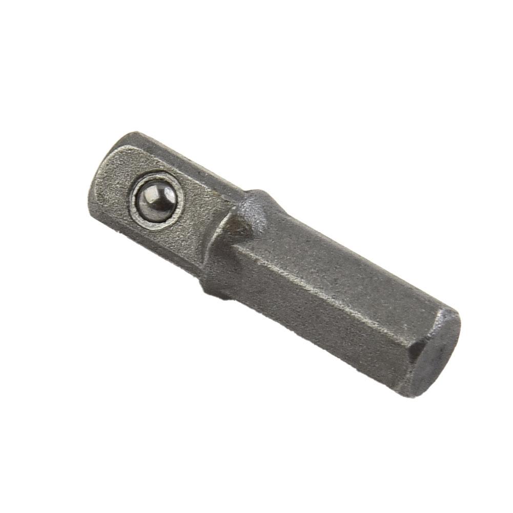 1/4 Square Drive To 1/4 Hex Shank Socket+1/4 Drill Socket Adapter