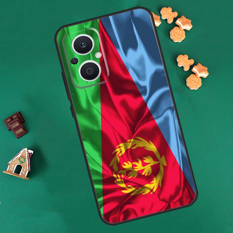 Eritrea Flag Case For OPPO Reno 14 13 12 11 F 10 Pro 8T 8 7 Lite Cover For OPPO Find X8 X6 X5 X9 Pro Coque