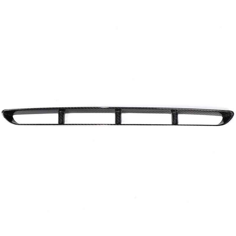 For Fiat Abarth 595 695 2017-2025 Real Carbon Fiber Front Bumper Air Intake Cover Air Vent Grille Decorative Frame Accessories
