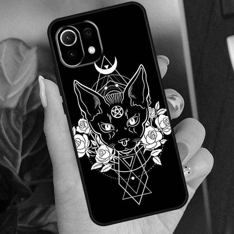Чехол 'Кошка и Луна Ведьмы' для Xiaomi 17 Pro Max 14 15 Ultra 13T 14T 15T Pro POCO F8 F7 F5 F6 X5 X6 X7 Pro Чехол